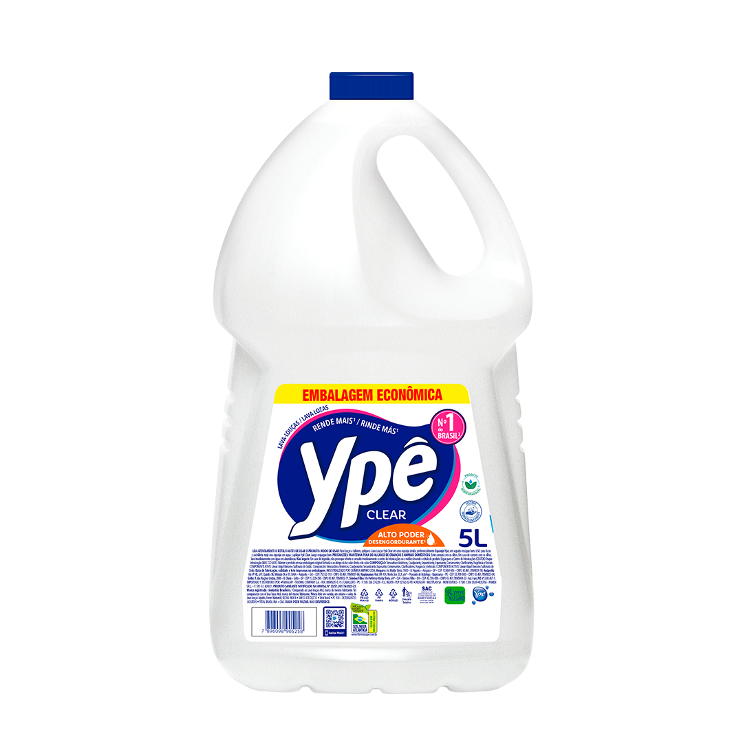 Detergente Clear Ypê 5L