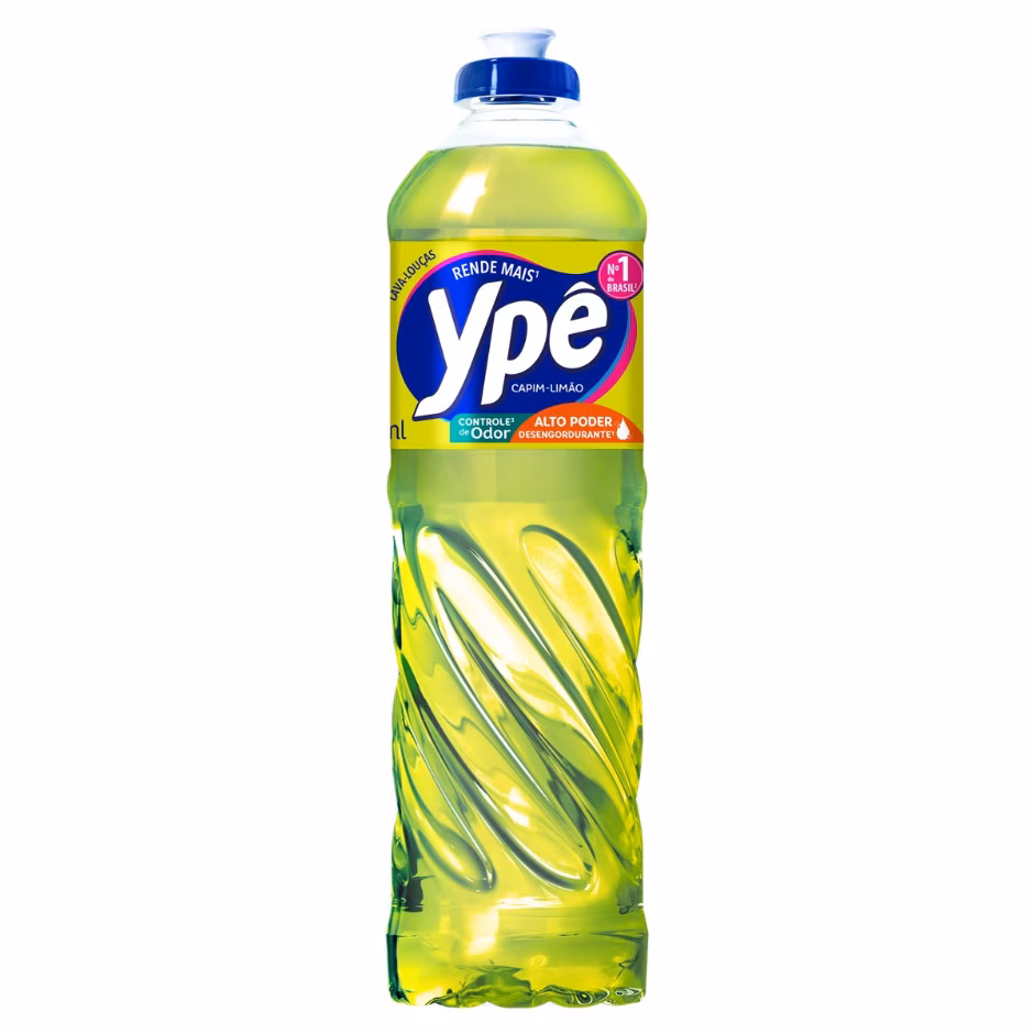 Detergente Ypê Capim Limão 500ml